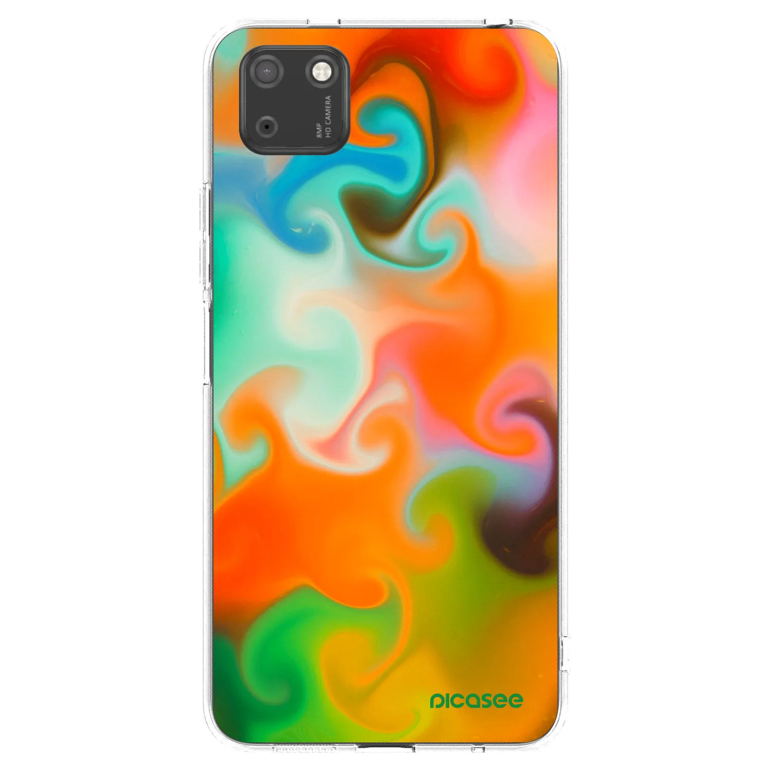 Picasee silikonový průhledný obal pro Huawei Y5P - Juice