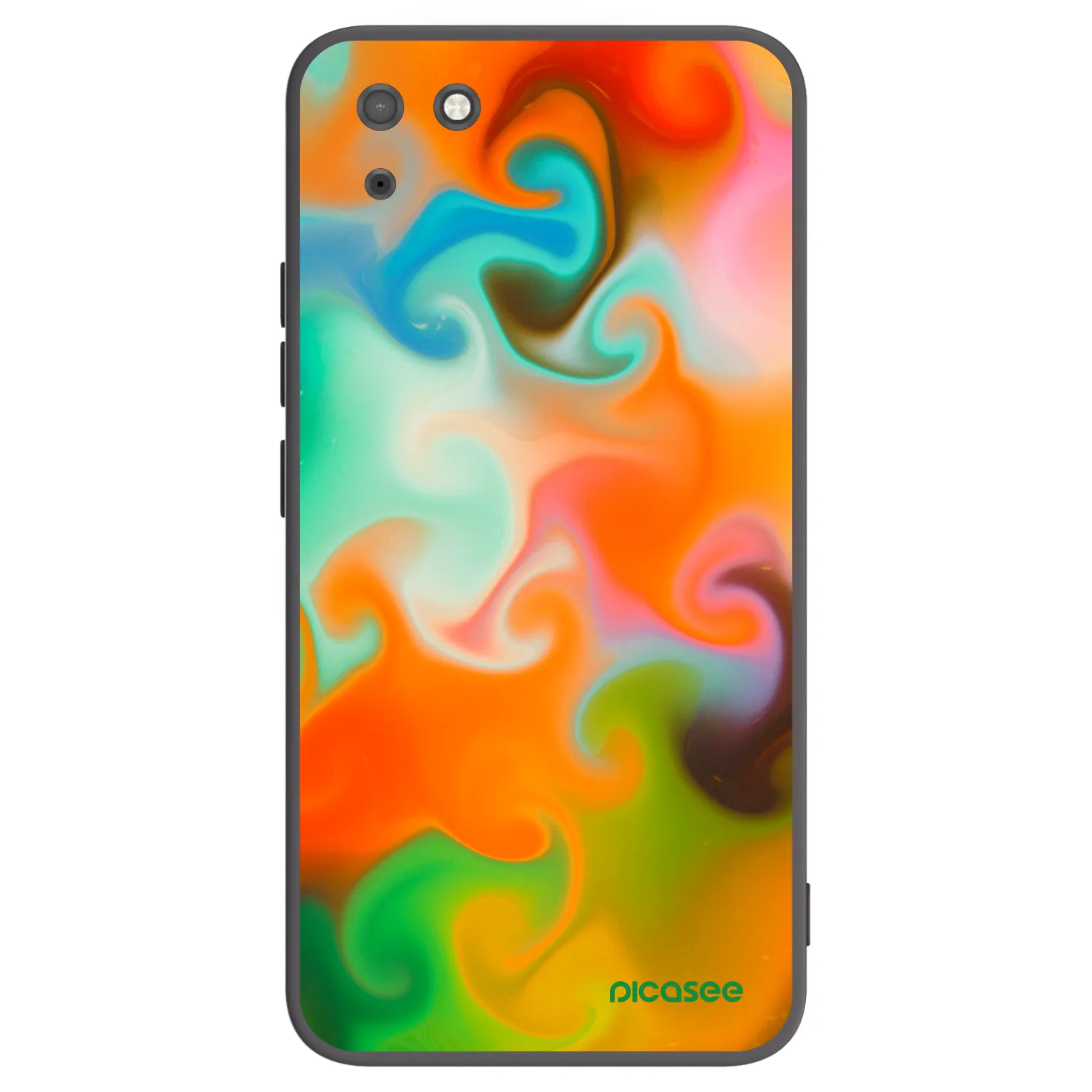 Picasee silikonový černý obal pro Huawei Y5P - Juice