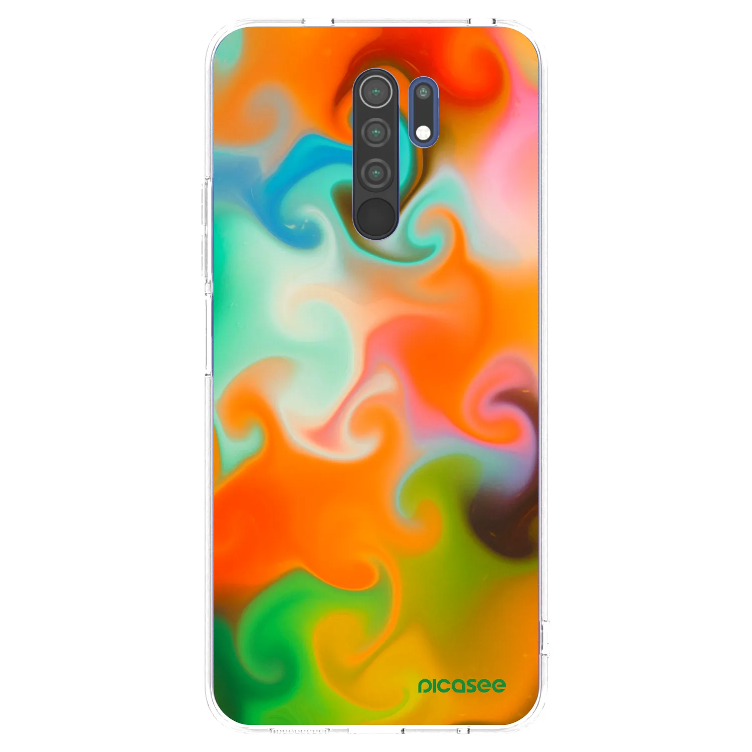 Picasee silikonový průhledný obal pro Xiaomi Redmi 9 - Juice
