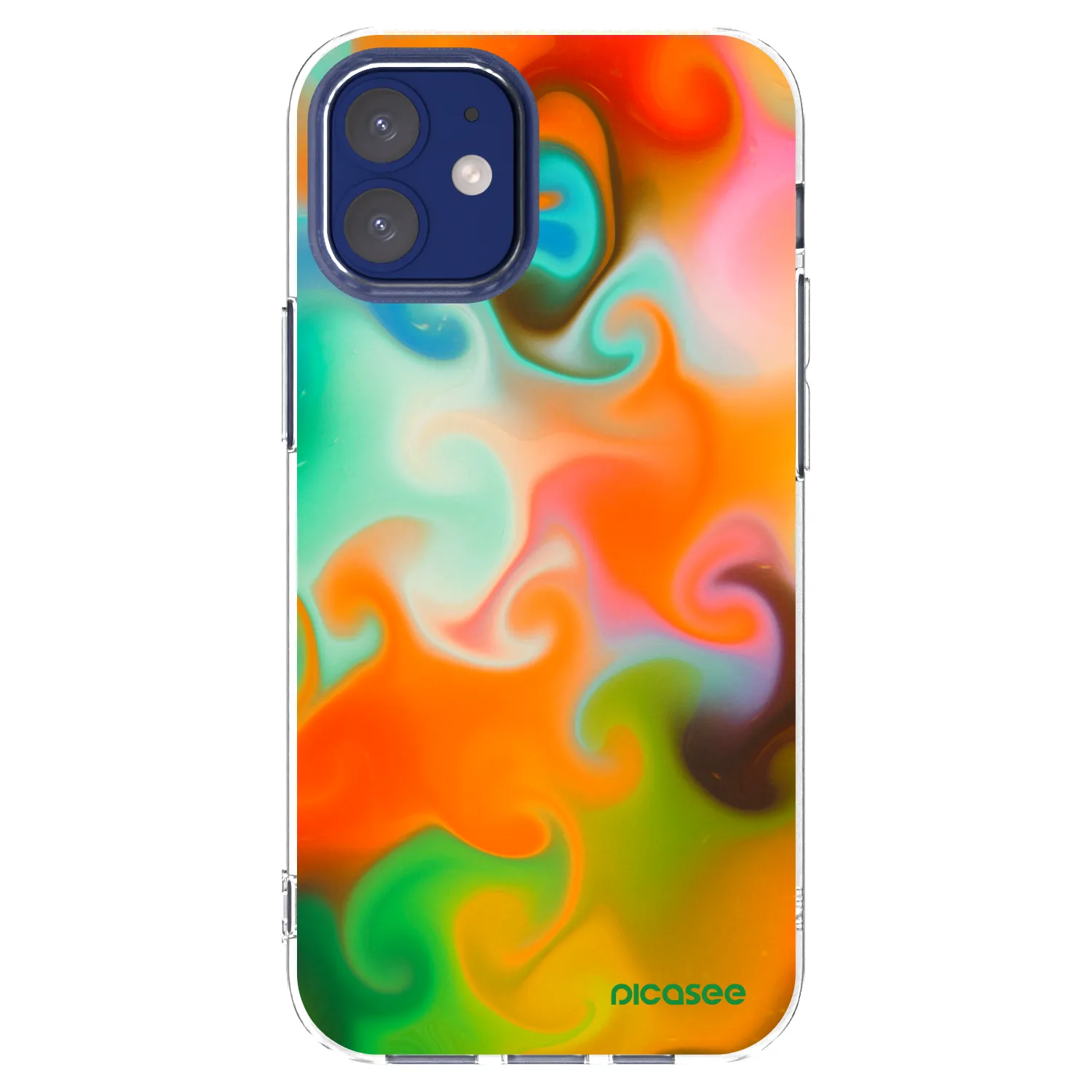 Picasee silikonový průhledný obal pro Apple iPhone 12 mini - Juice