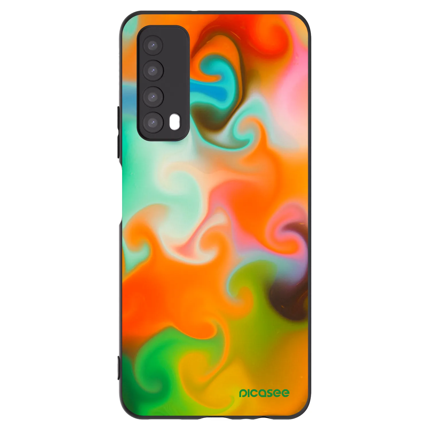 Picasee silikonový černý obal pro Huawei P Smart 2021 - Juice
