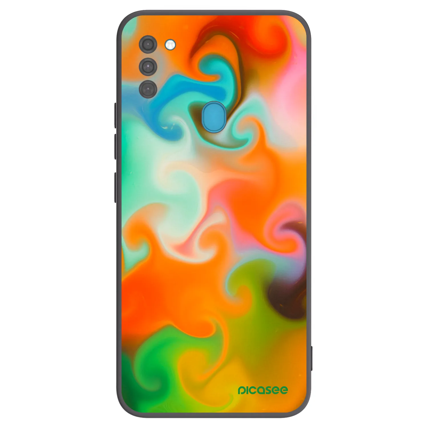 Picasee silikonový černý obal pro Samsung Galaxy M11 - Juice