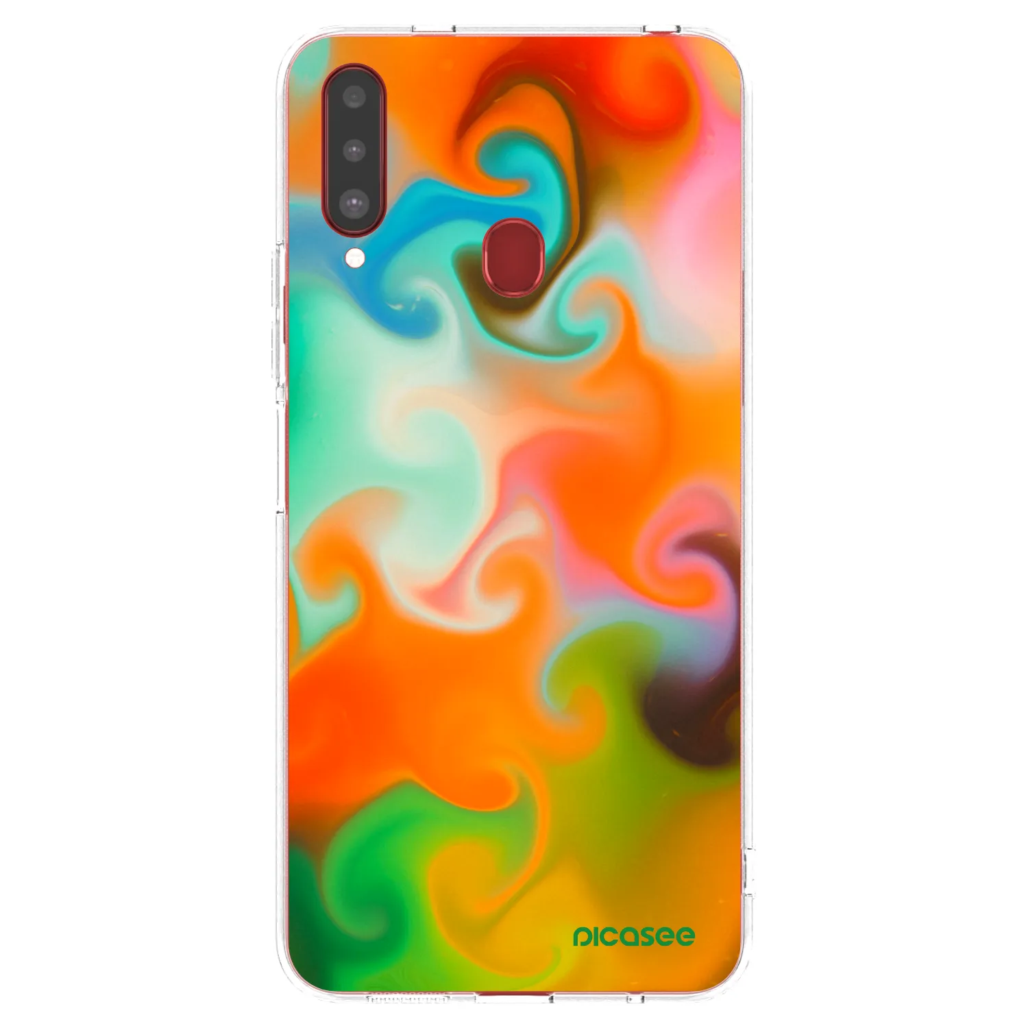 Picasee silikonový průhledný obal pro Samsung Galaxy A20s - Juice
