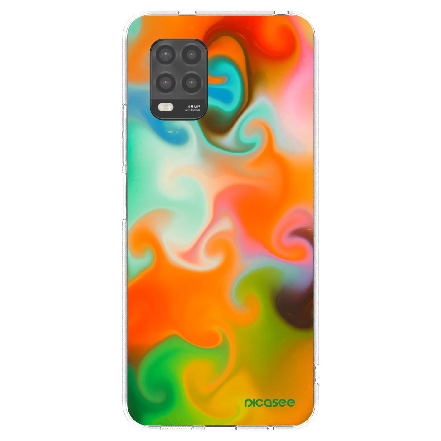 Picasee silikonový průhledný obal pro Xiaomi Mi 10 Lite - Juice