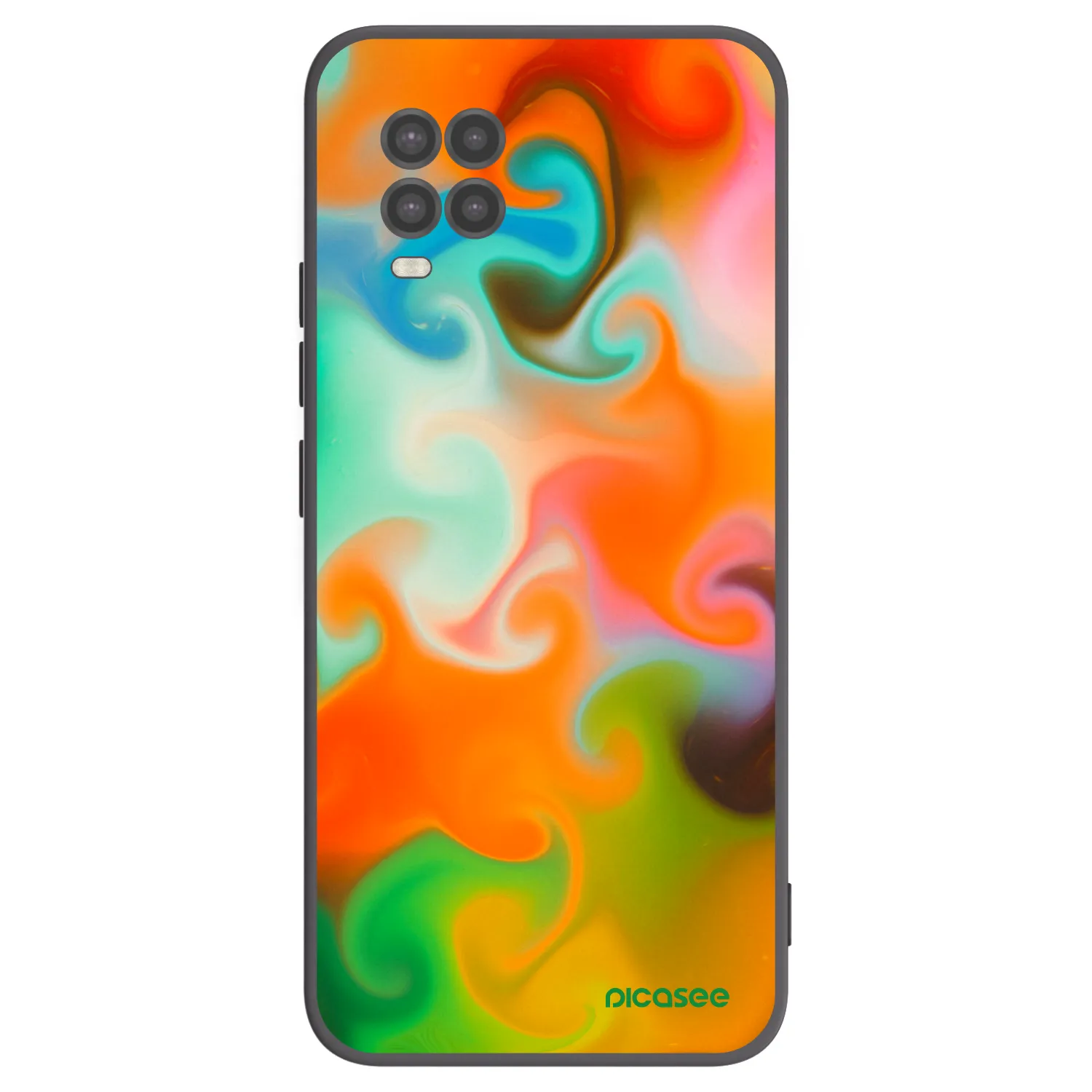 Picasee silikonový černý obal pro Xiaomi Mi 10 Lite - Juice