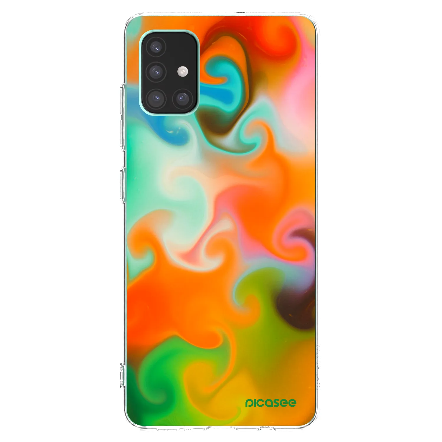 Picasee silikonový průhledný obal pro Samsung Galaxy M51 M515F - Juice