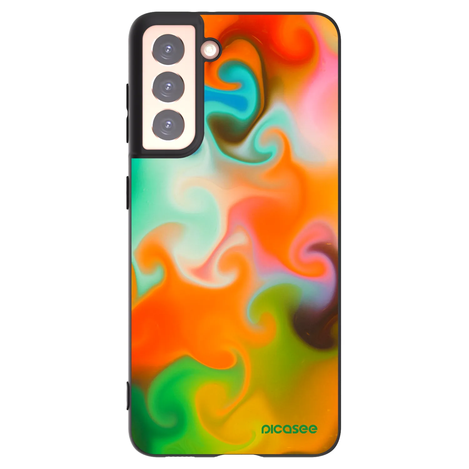 Picasee silikonový černý obal pro Samsung Galaxy S21 5G G991B - Juice