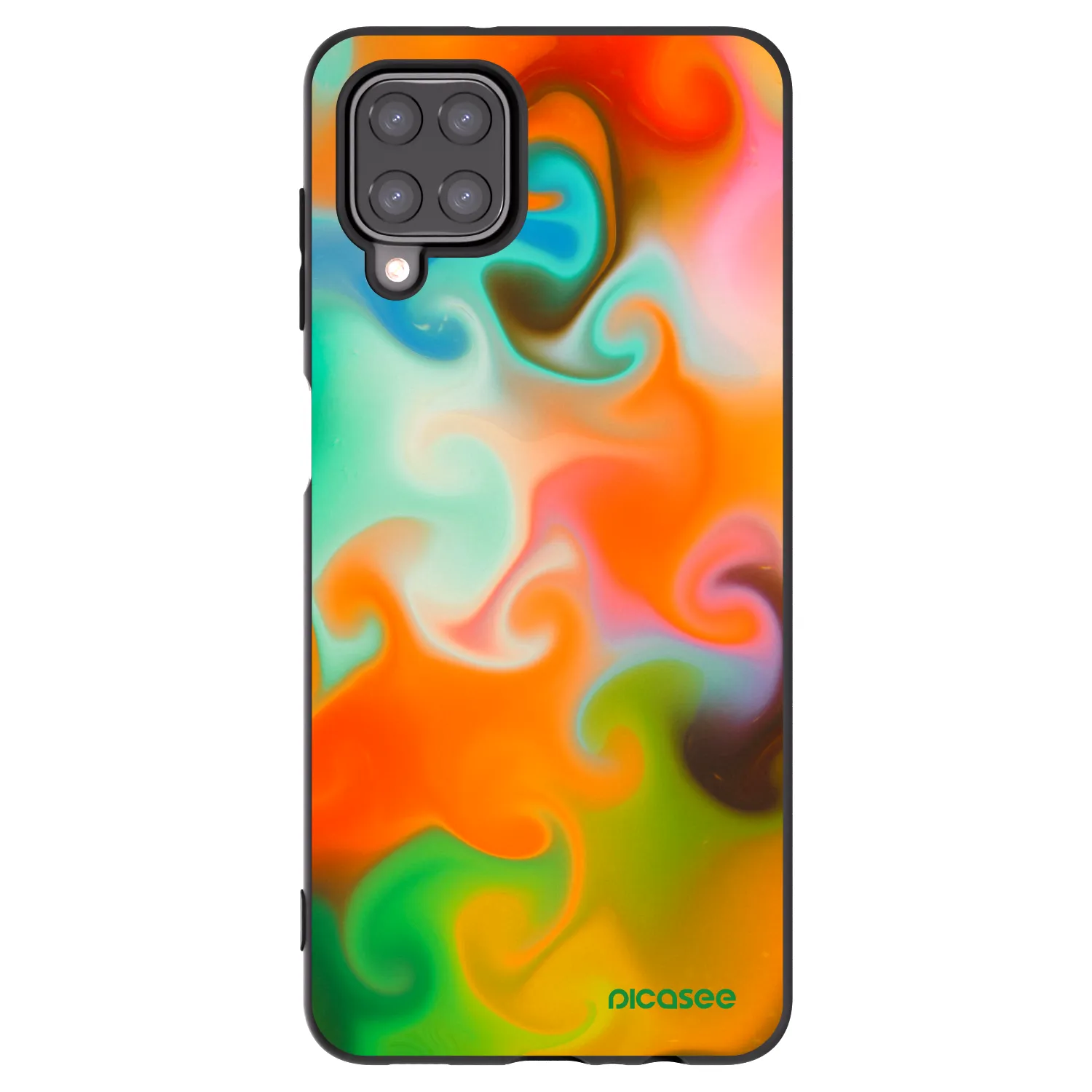Picasee silikonový černý obal pro Samsung Galaxy A12 A125F - Juice