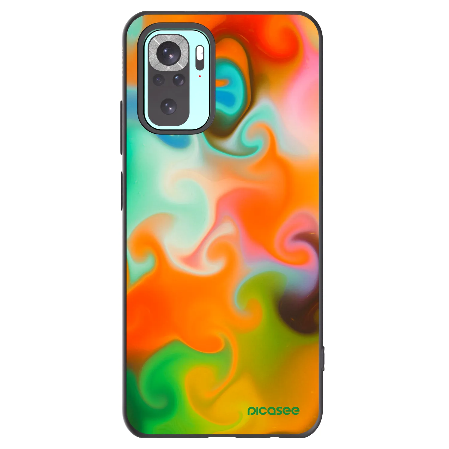 Picasee silikonový černý obal pro Xiaomi Redmi Note 10 Pro - Juice