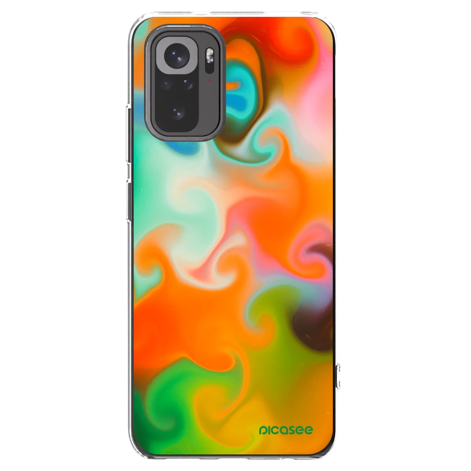 Picasee silikonový průhledný obal pro Xiaomi Redmi Note 10S - Juice