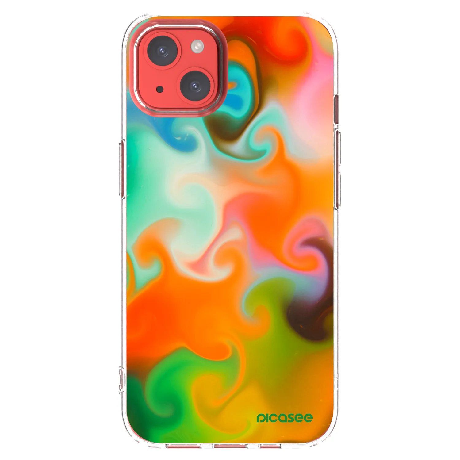 Picasee silikonový průhledný obal pro Apple iPhone 13 - Juice