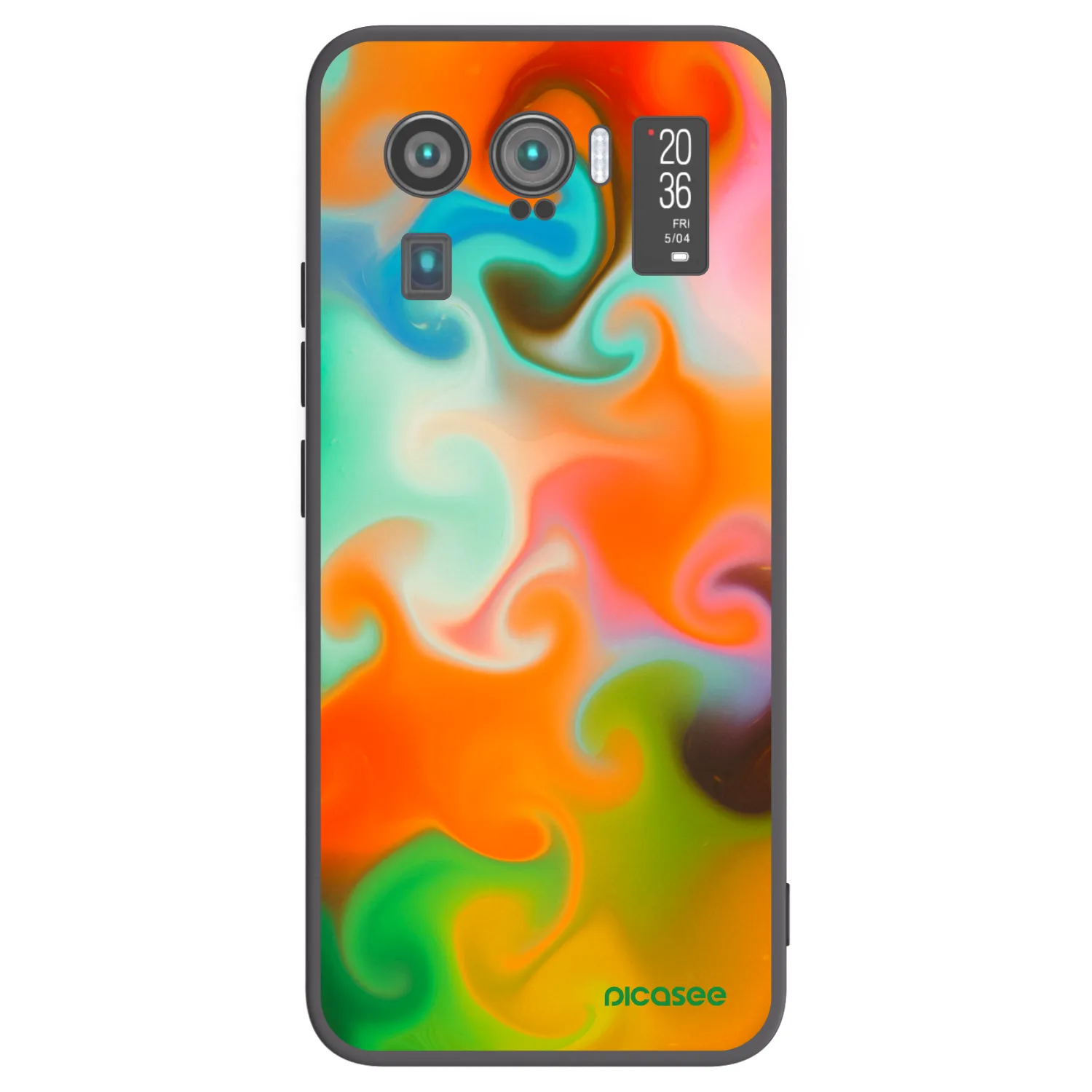 Picasee silikonový černý obal pro Xiaomi Mi 11 Ultra - Juice
