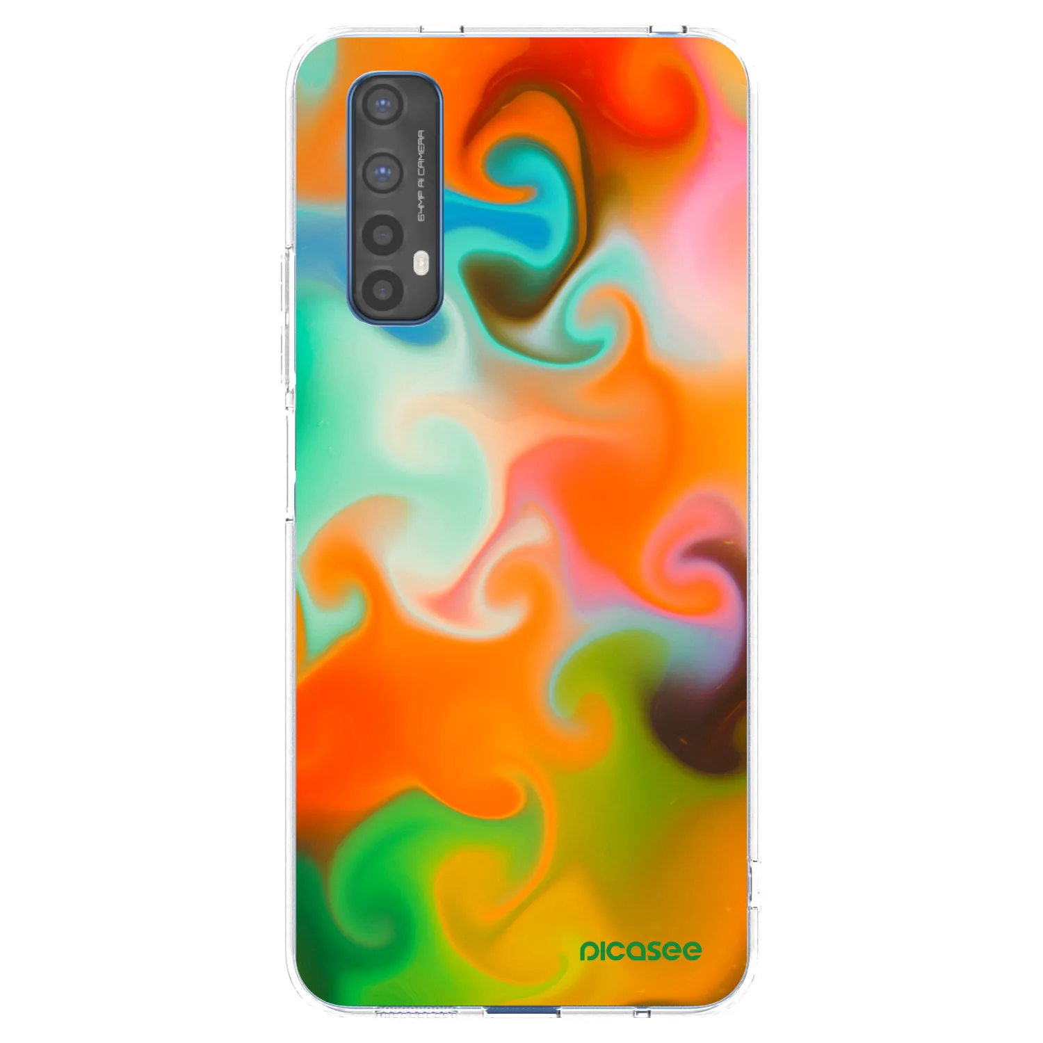 Picasee silikonový průhledný obal pro Realme 7 - Juice