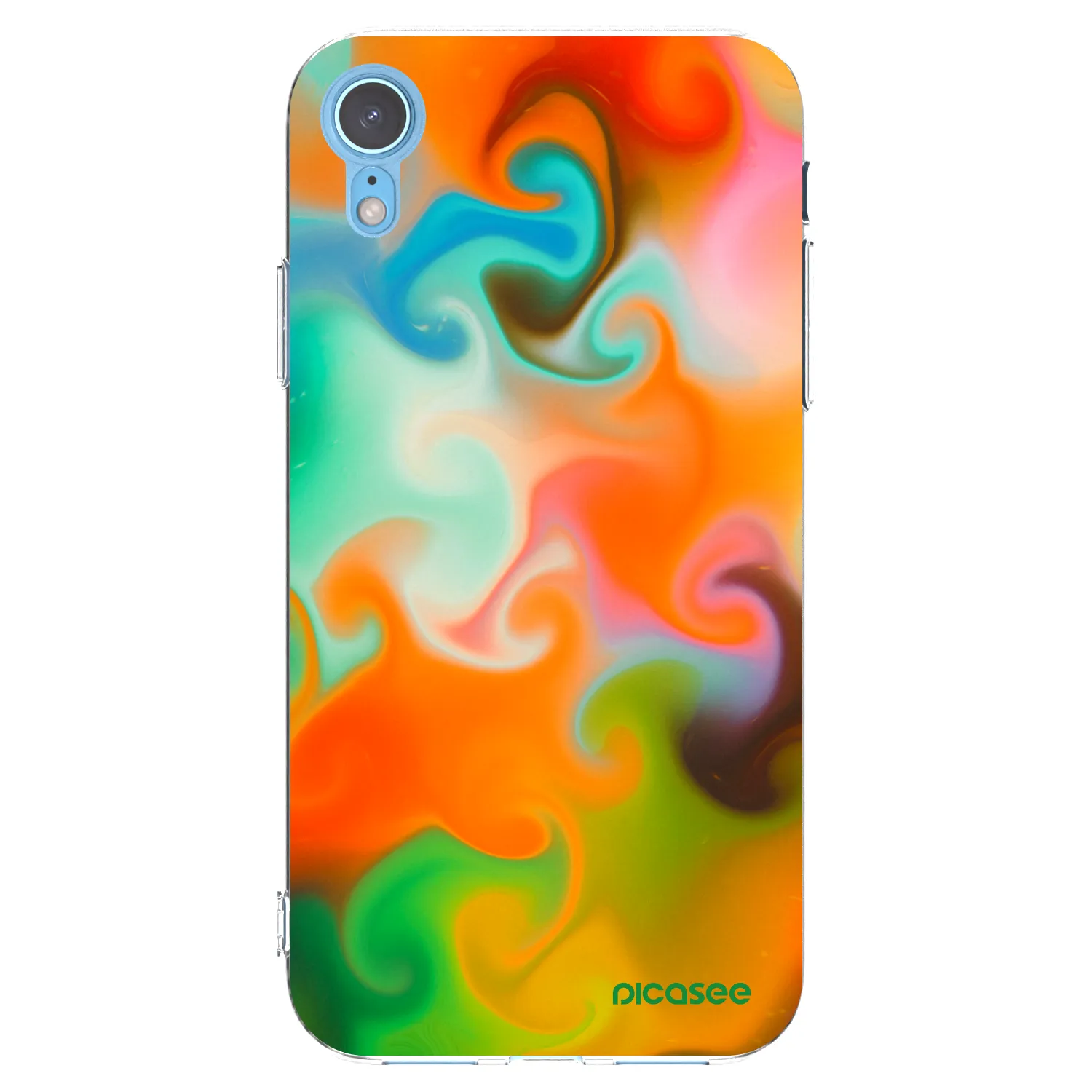 Picasee silikonový průhledný obal pro Apple iPhone XR - Juice