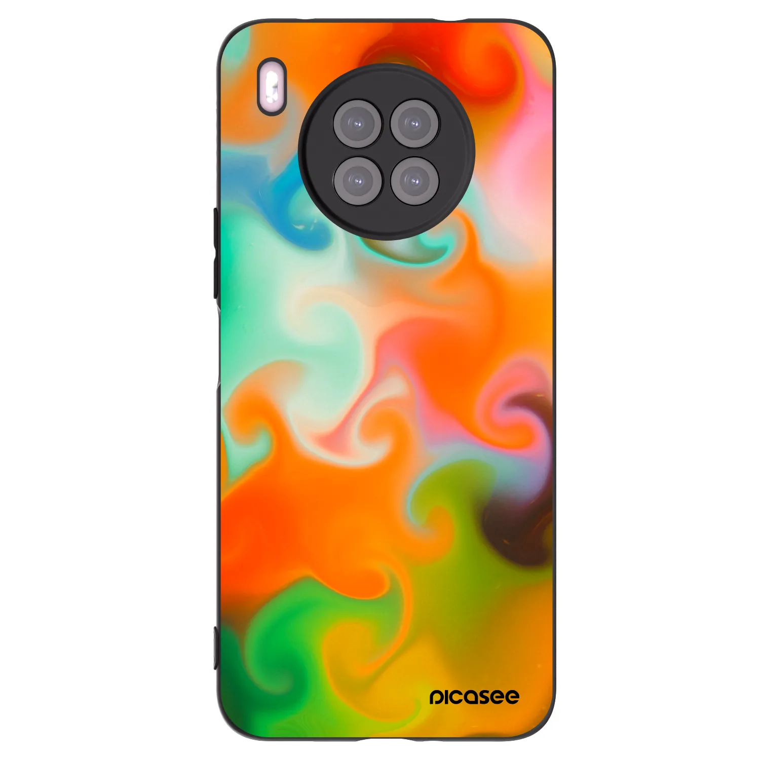 Picasee silikonový černý obal pro Huawei Nova 8i - Juice
