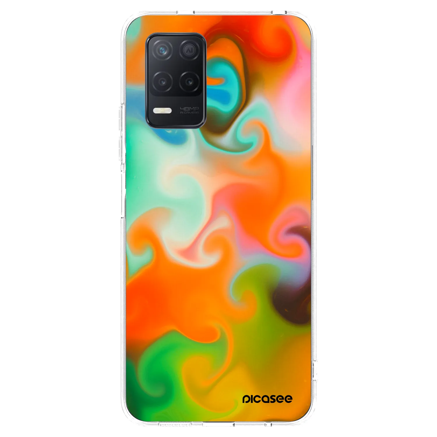 Picasee silikonový průhledný obal pro Realme 8 5G - Juice