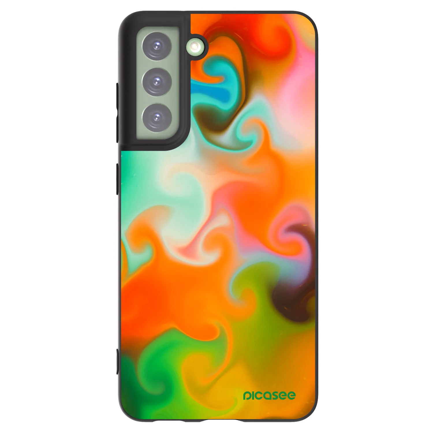 Picasee silikonový černý obal pro Samsung Galaxy S21 FE 5G - Juice