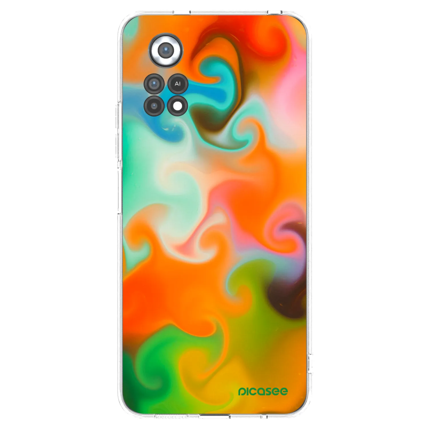 Picasee silikonový průhledný obal pro Xiaomi Poco X4 Pro 5G - Juice