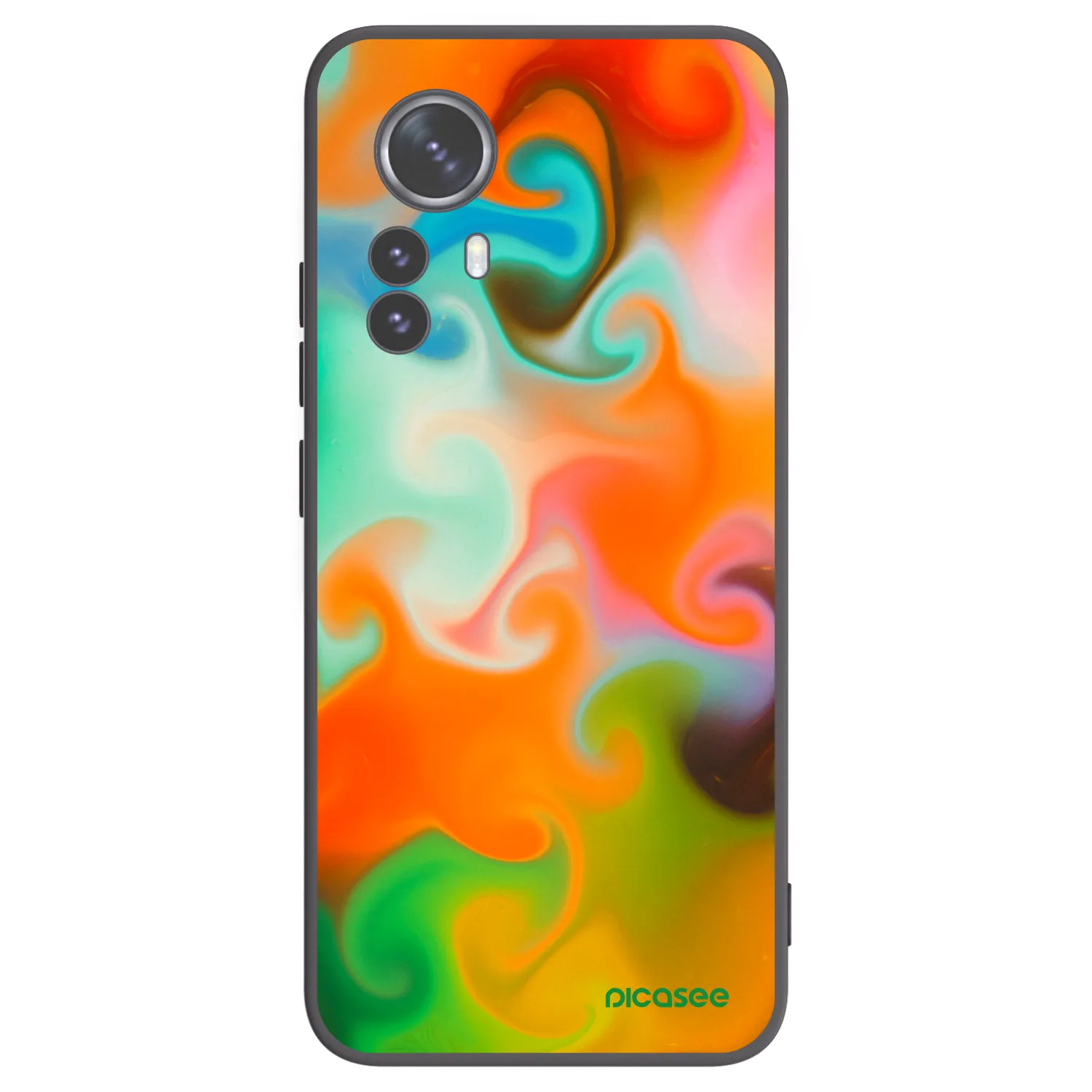 Picasee silikonový černý obal pro Xiaomi 12 Pro - Juice