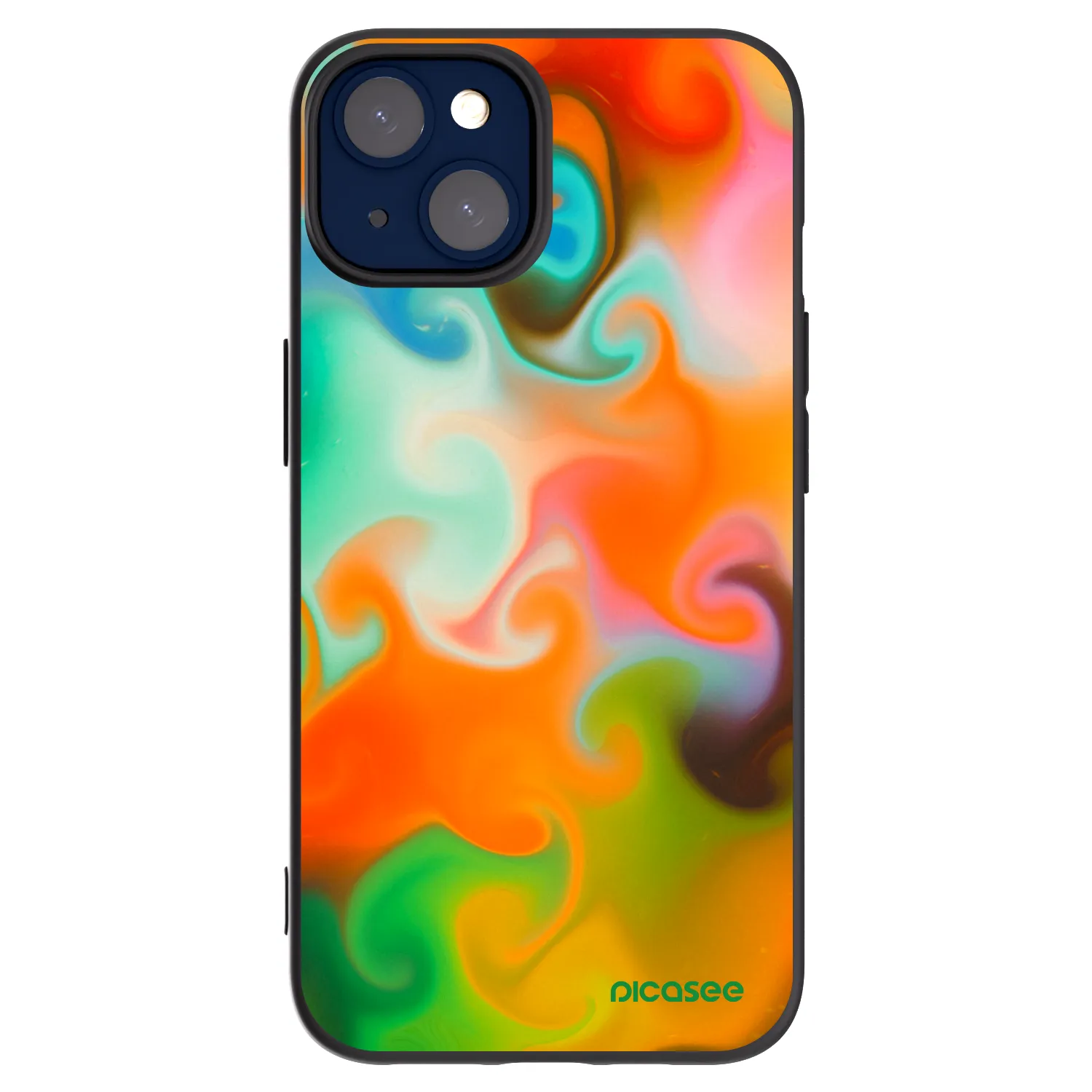 Picasee silikonový černý obal pro Apple iPhone 14 - Juice