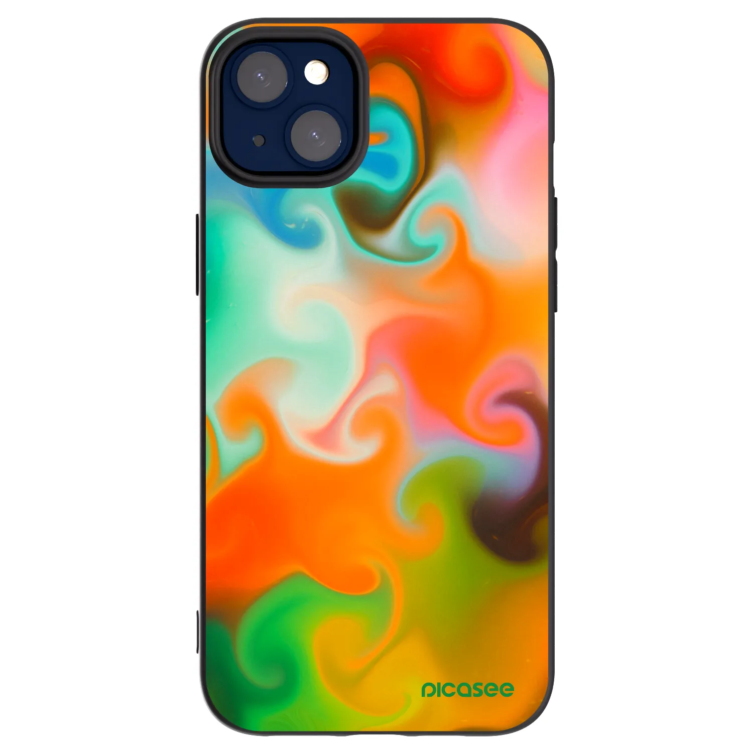 Picasee silikonový černý obal pro Apple iPhone 14 Plus - Juice