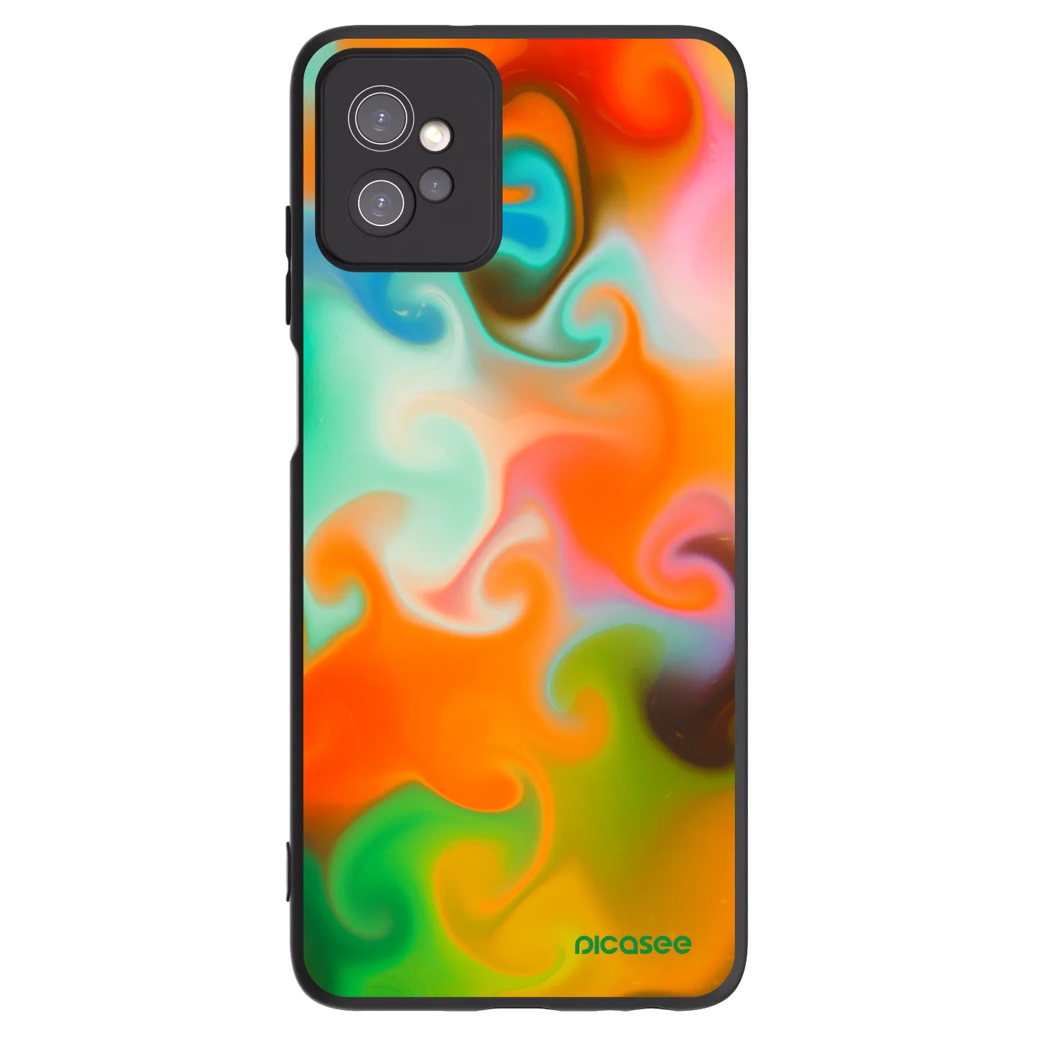 Picasee silikonový černý obal pro Motorola Moto G32 - Juice