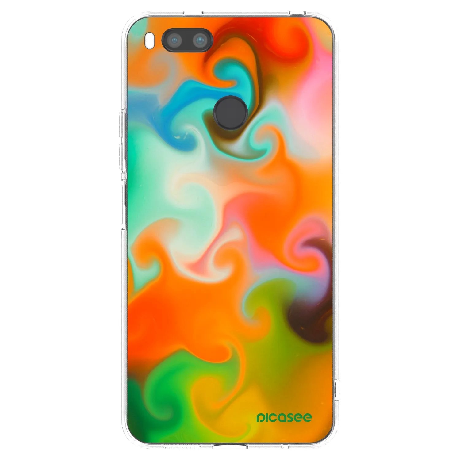 Picasee silikonový průhledný obal pro Xiaomi Redmi A1 - Juice