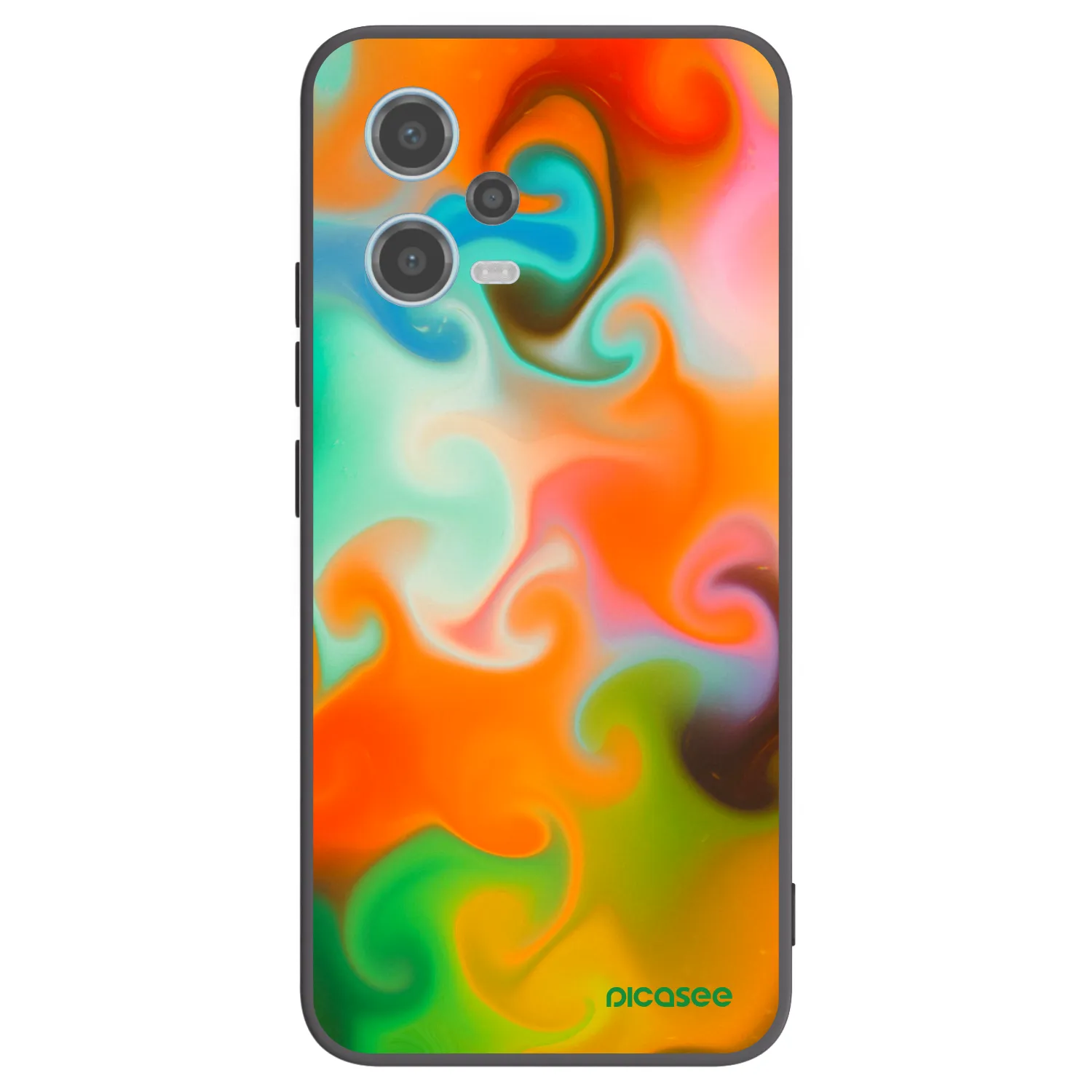 Picasee silikonový černý obal pro Xiaomi Redmi Note 12 5G - Juice