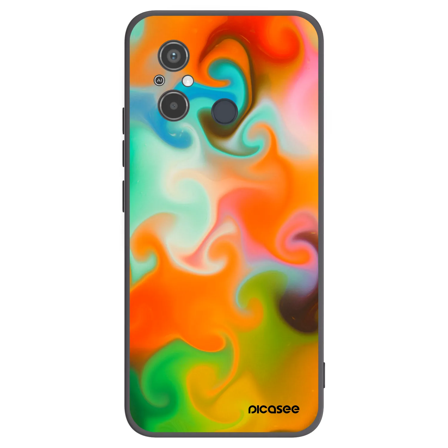 Picasee silikonový černý obal pro Xiaomi Redmi 12C - Juice