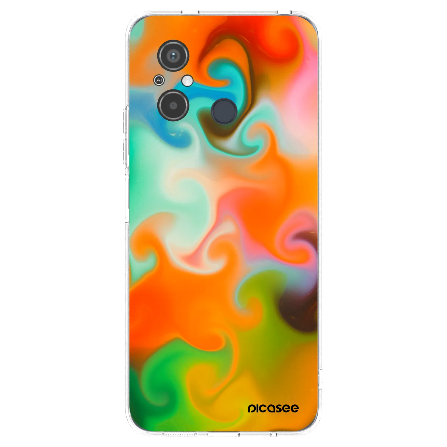 Picasee silikonový průhledný obal pro Xiaomi Redmi 12C - Juice