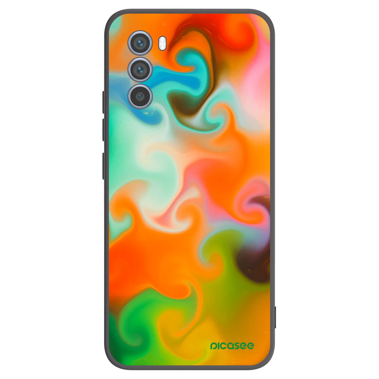 Picasee silikonový černý obal pro Motorola Moto G62 - Juice