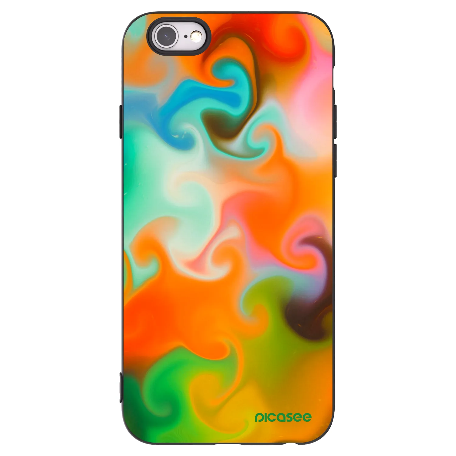 Picasee silikonový černý obal pro Apple iPhone 6/6S - Juice