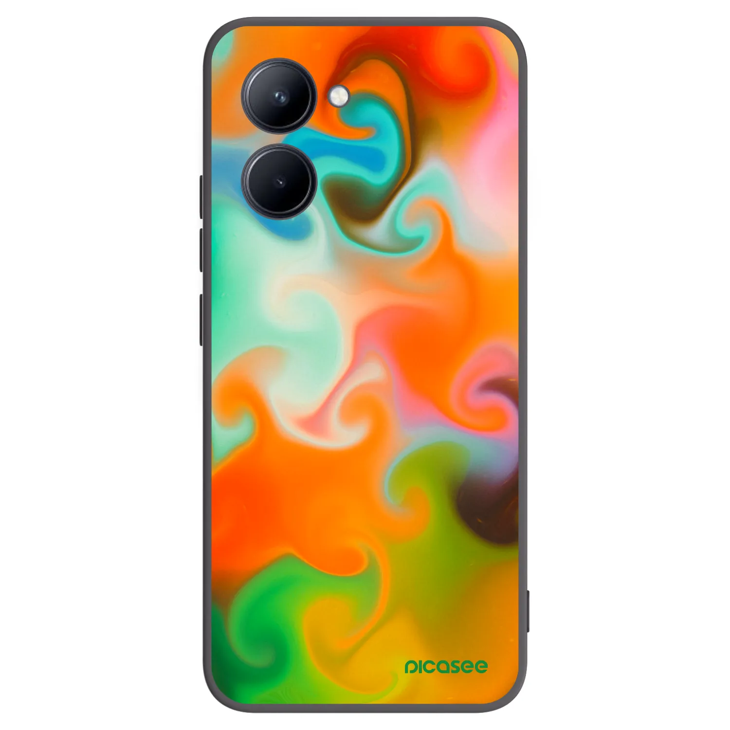 Picasee silikonový černý obal pro Realme C33 (2023) - Juice