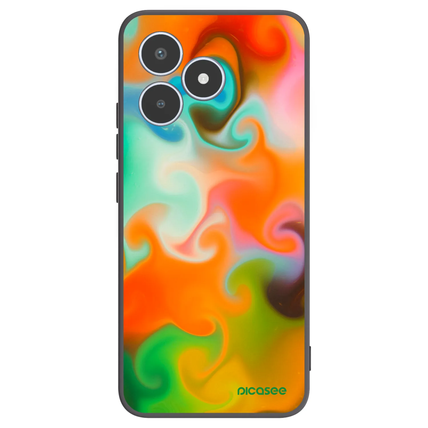 Picasee silikonový černý obal pro Realme C53 - Juice