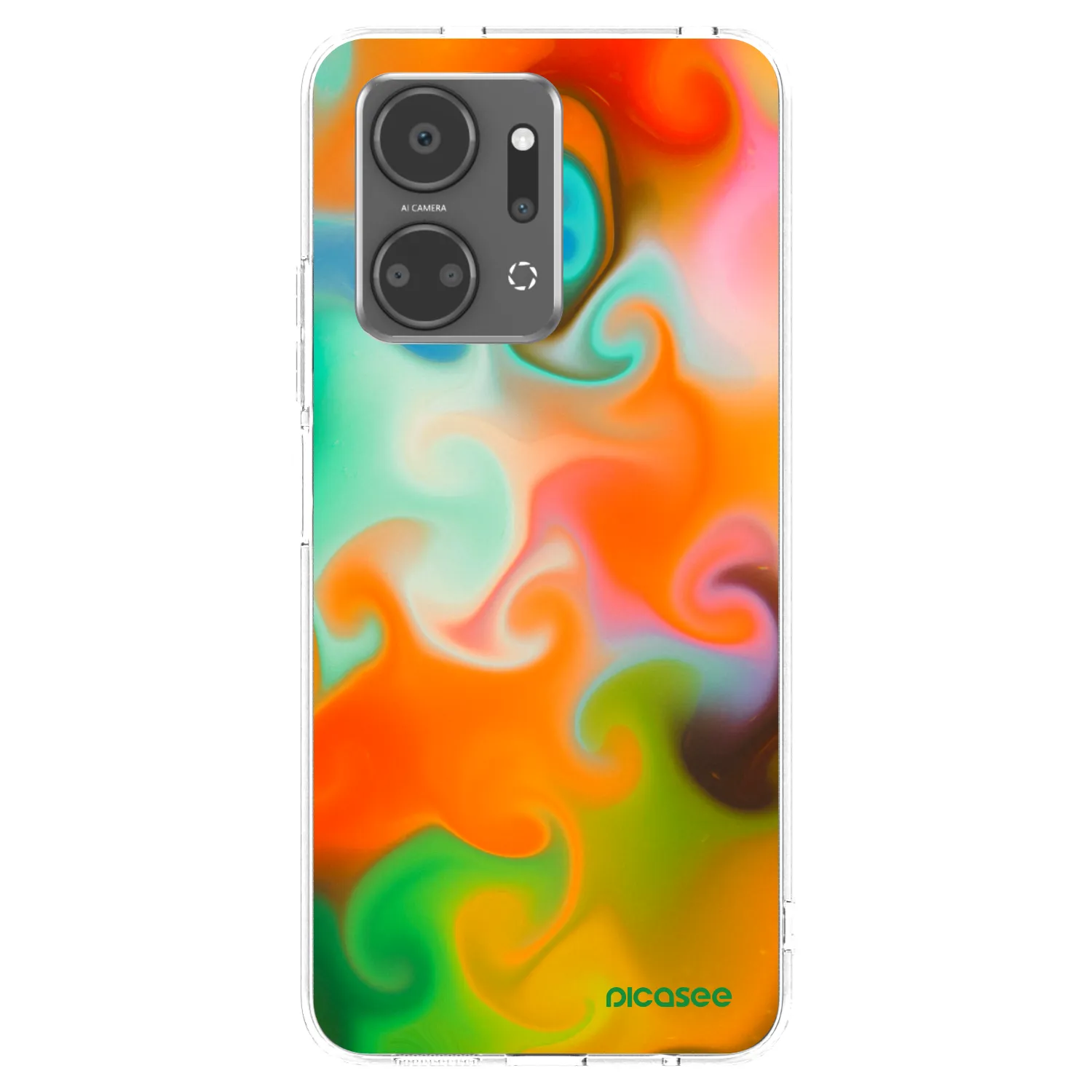 Picasee silikonový průhledný obal pro Honor X7a - Juice