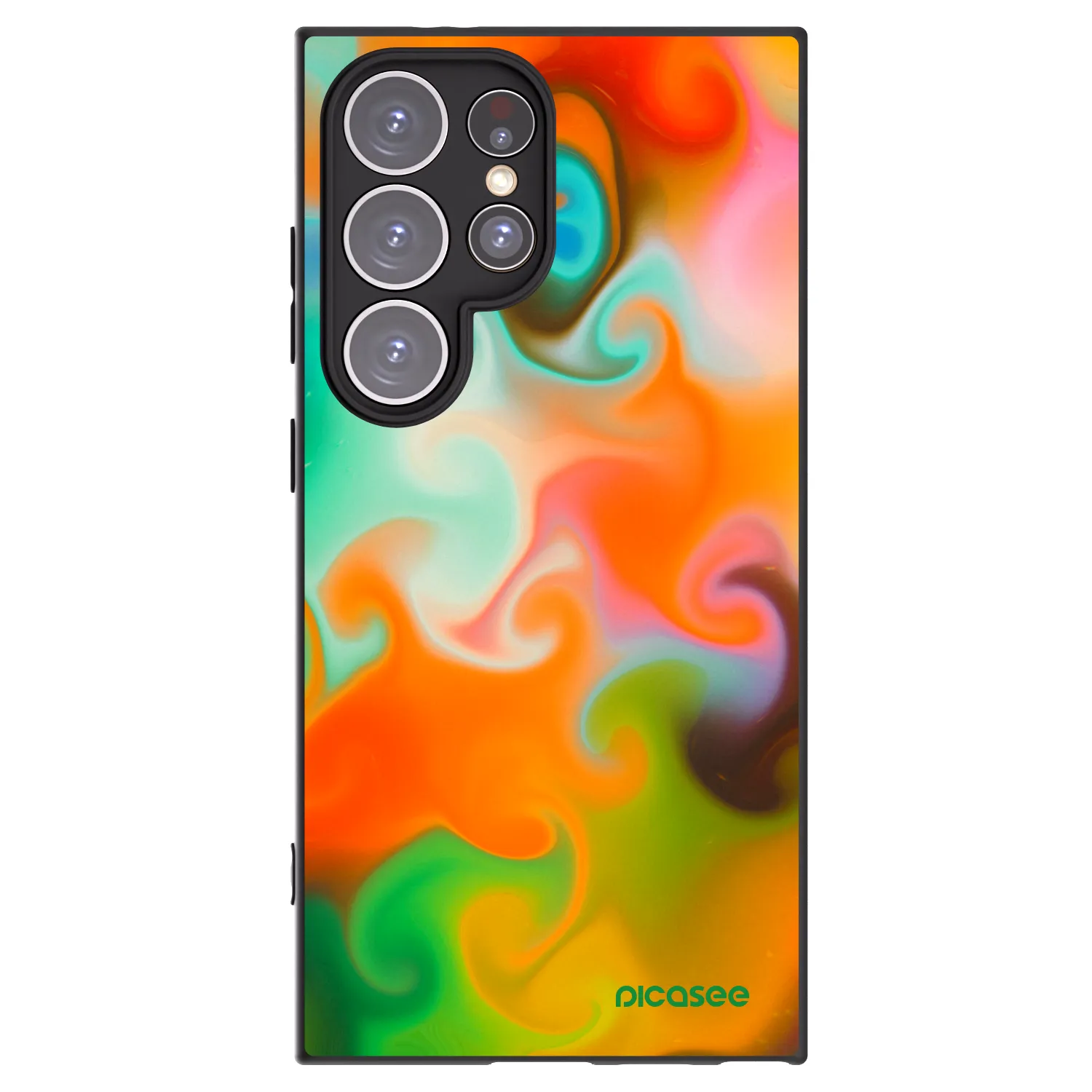 Picasee silikonový černý obal pro Samsung Galaxy S24 Ultra S928B 5G - Juice