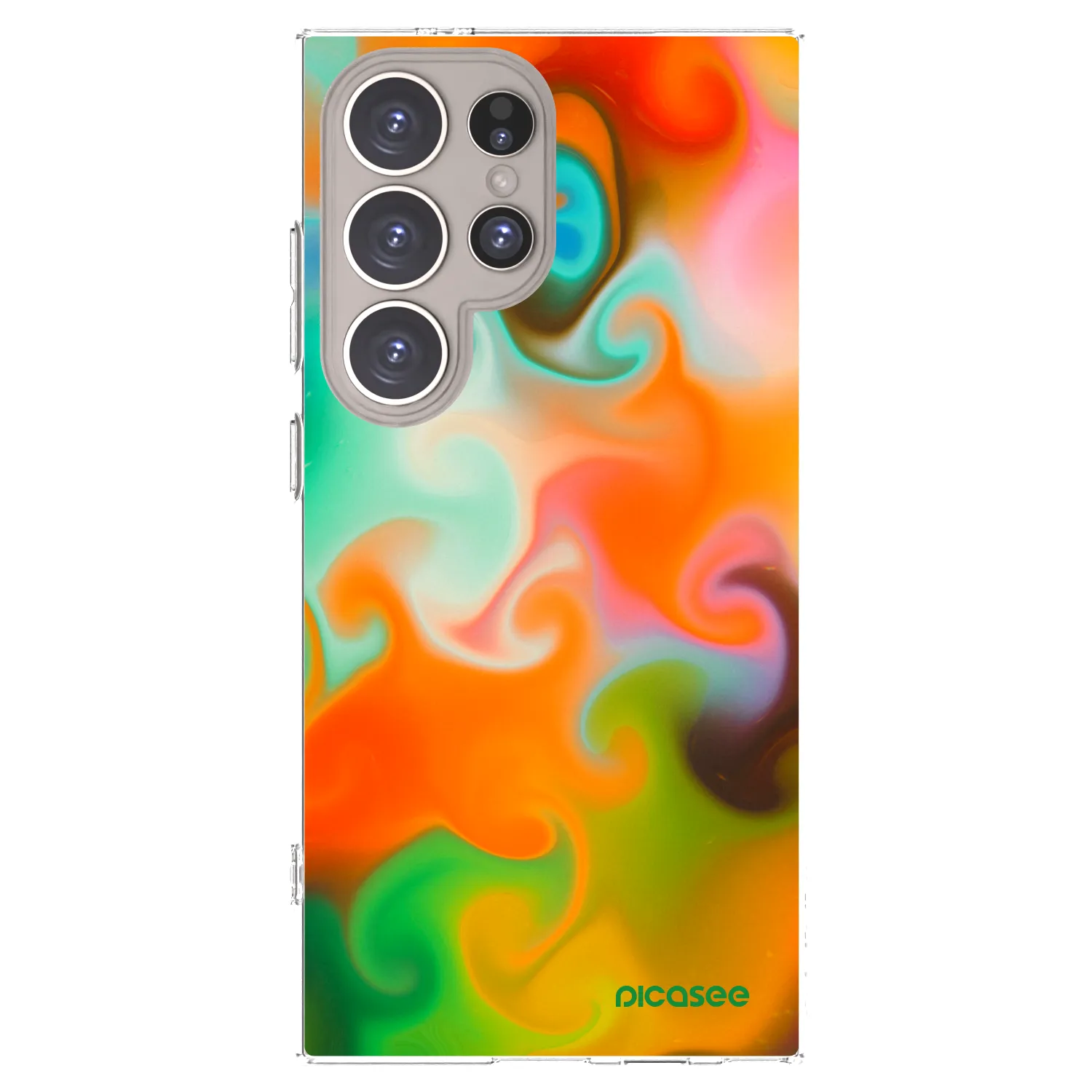 Picasee silikonový průhledný obal pro Samsung Galaxy S24 Ultra S928B 5G - Juice
