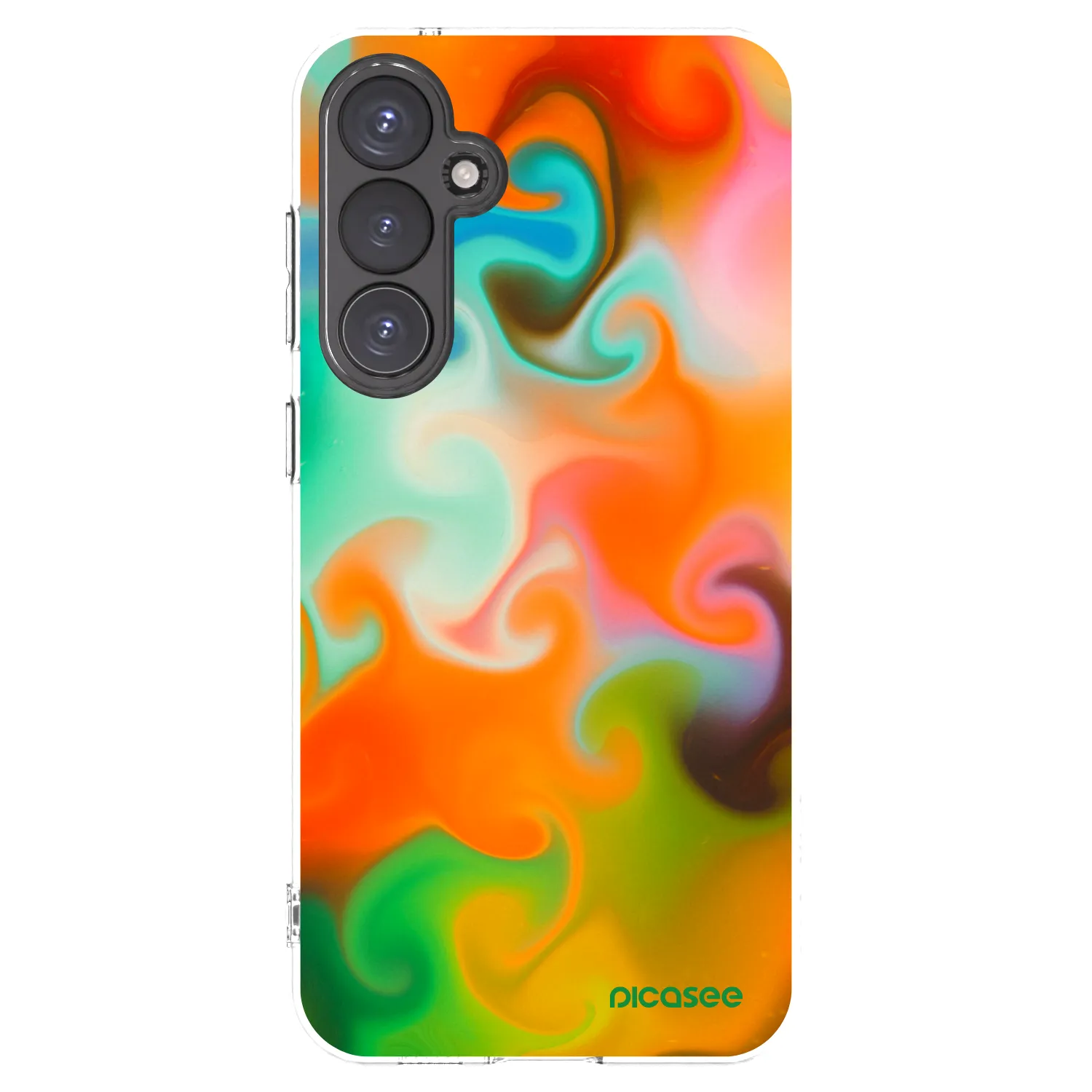 Picasee silikonový průhledný obal pro Samsung Galaxy S23 FE S711B - Juice