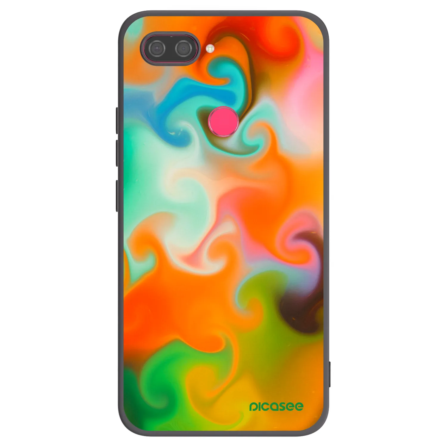 Picasee silikonový černý obal pro Xiaomi Mi 8 Lite - Juice