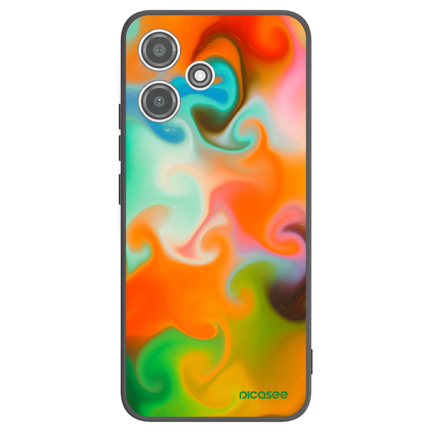 Picasee silikonový černý obal pro Xiaomi Redmi 12 5G - Juice