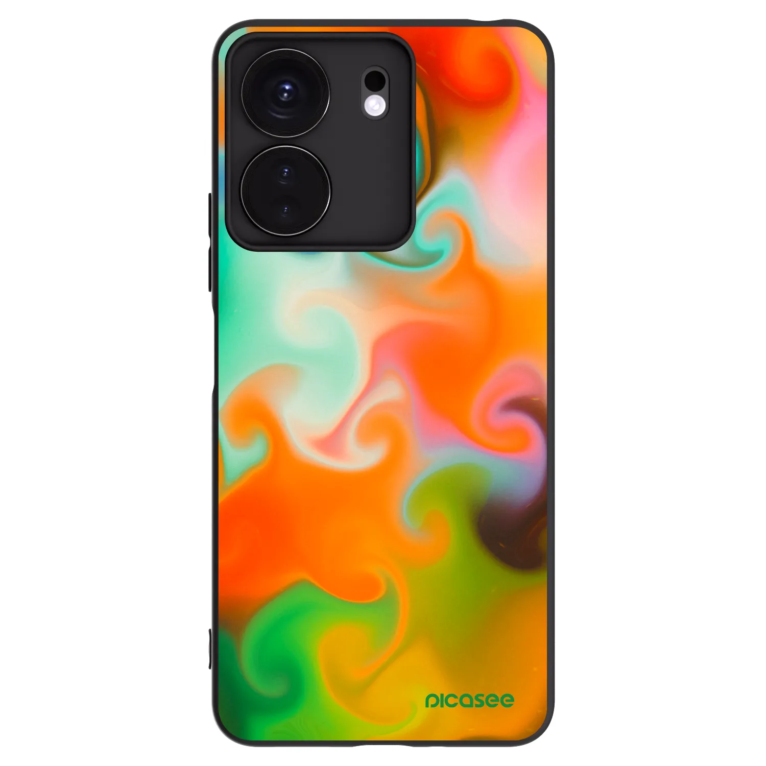 Picasee silikonový černý obal pro Xiaomi Redmi 13C 4G - Juice