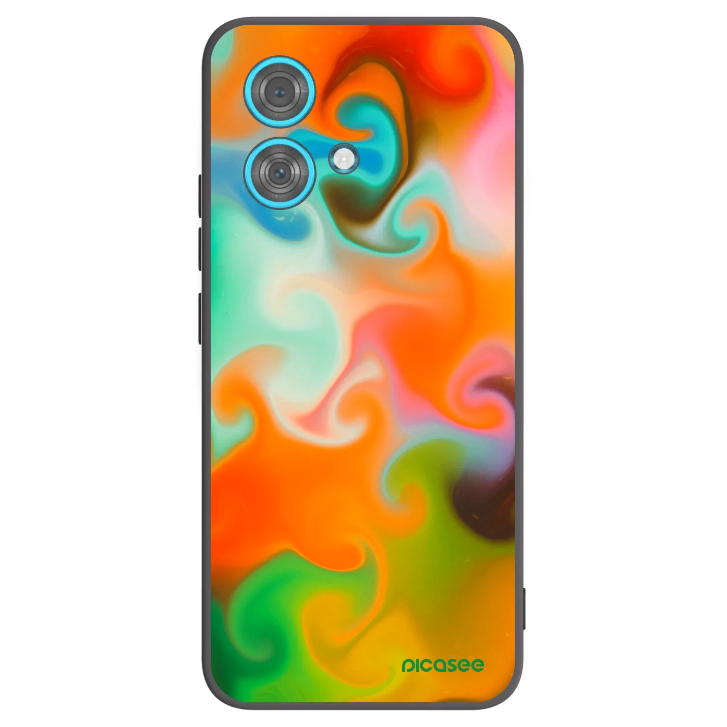 Picasee silikonový černý obal pro Motorola Edge 40 Neo - Juice