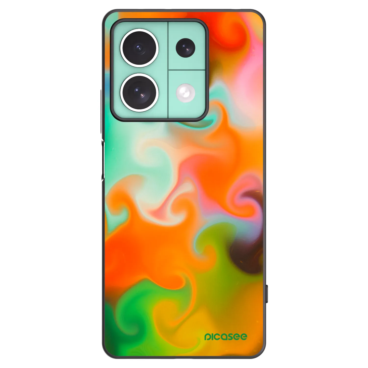 Picasee silikonový černý obal pro Xiaomi Redmi Note 13 5G - Juice