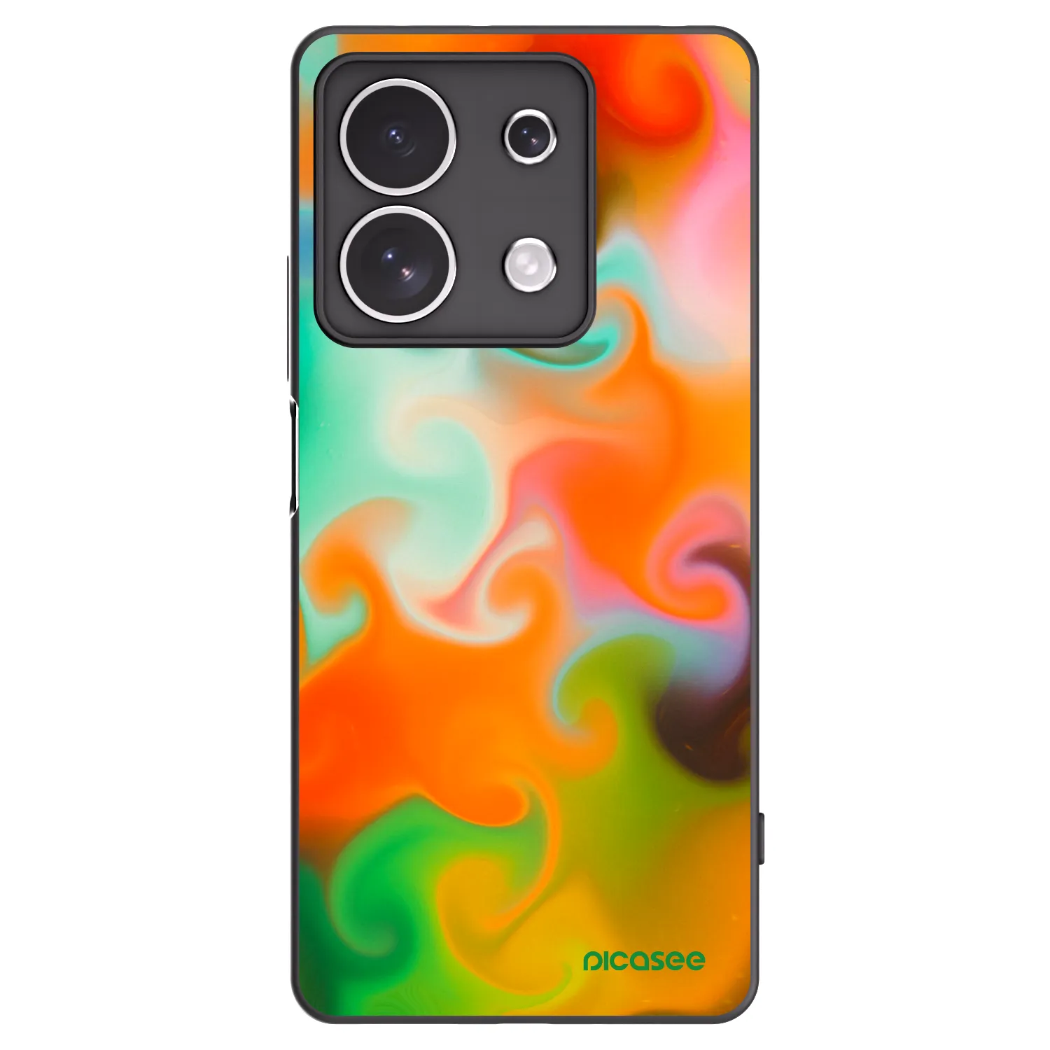 Picasee silikonový černý obal pro Xiaomi Redmi Note 13 4G - Juice