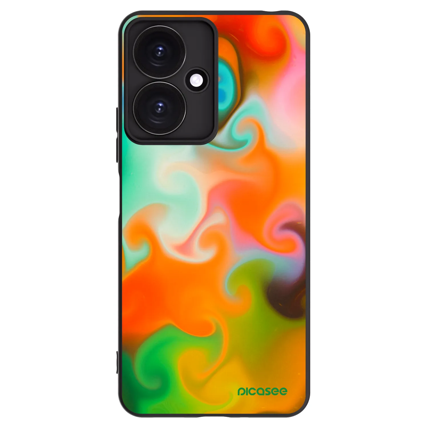 Picasee silikonový černý obal pro Xiaomi Redmi 13C 5G - Juice