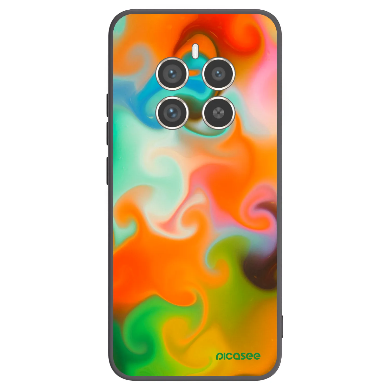 Picasee silikonový černý obal pro Realme 12 Pro 5G - Juice