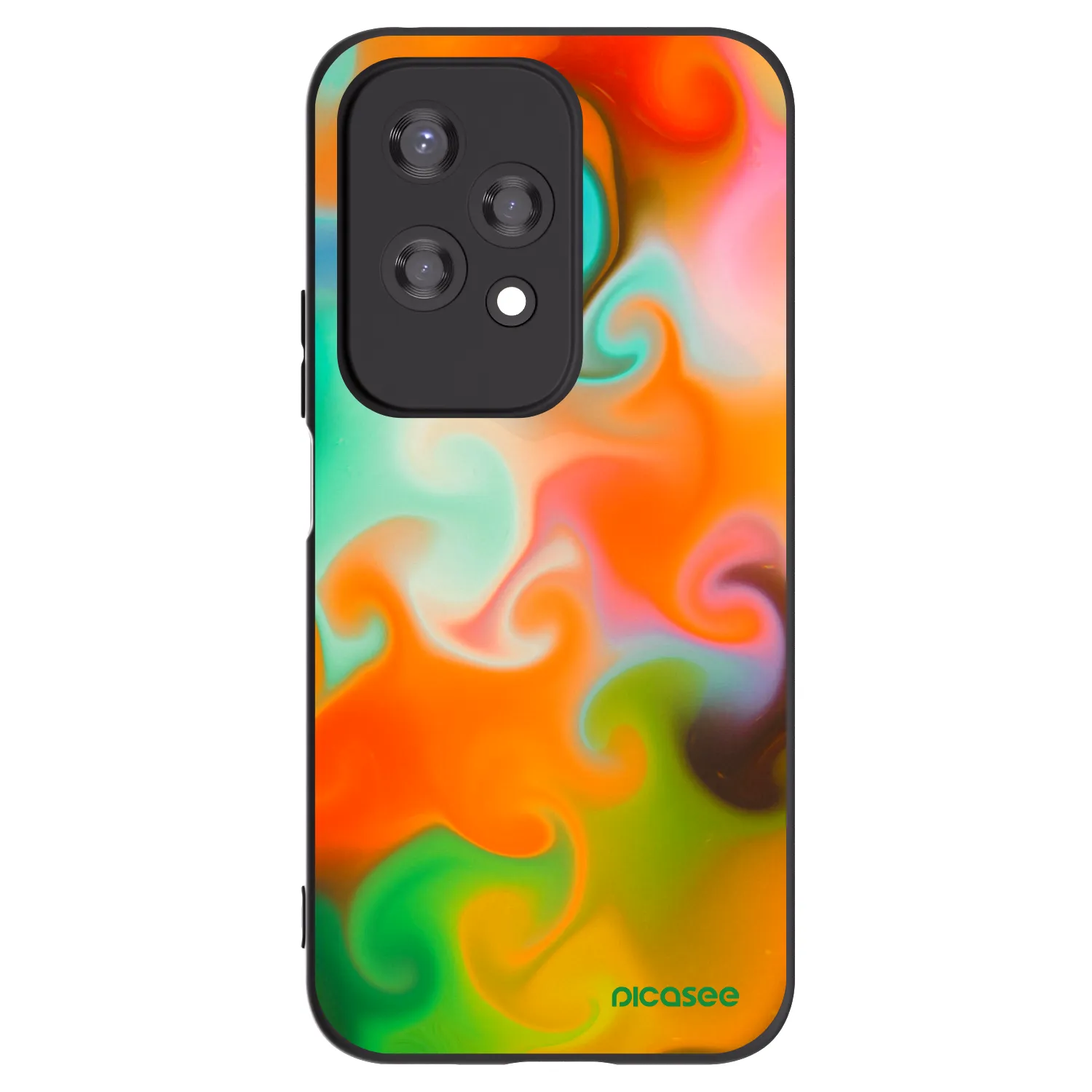 Picasee silikonový černý obal pro Honor 200 Lite - Juice