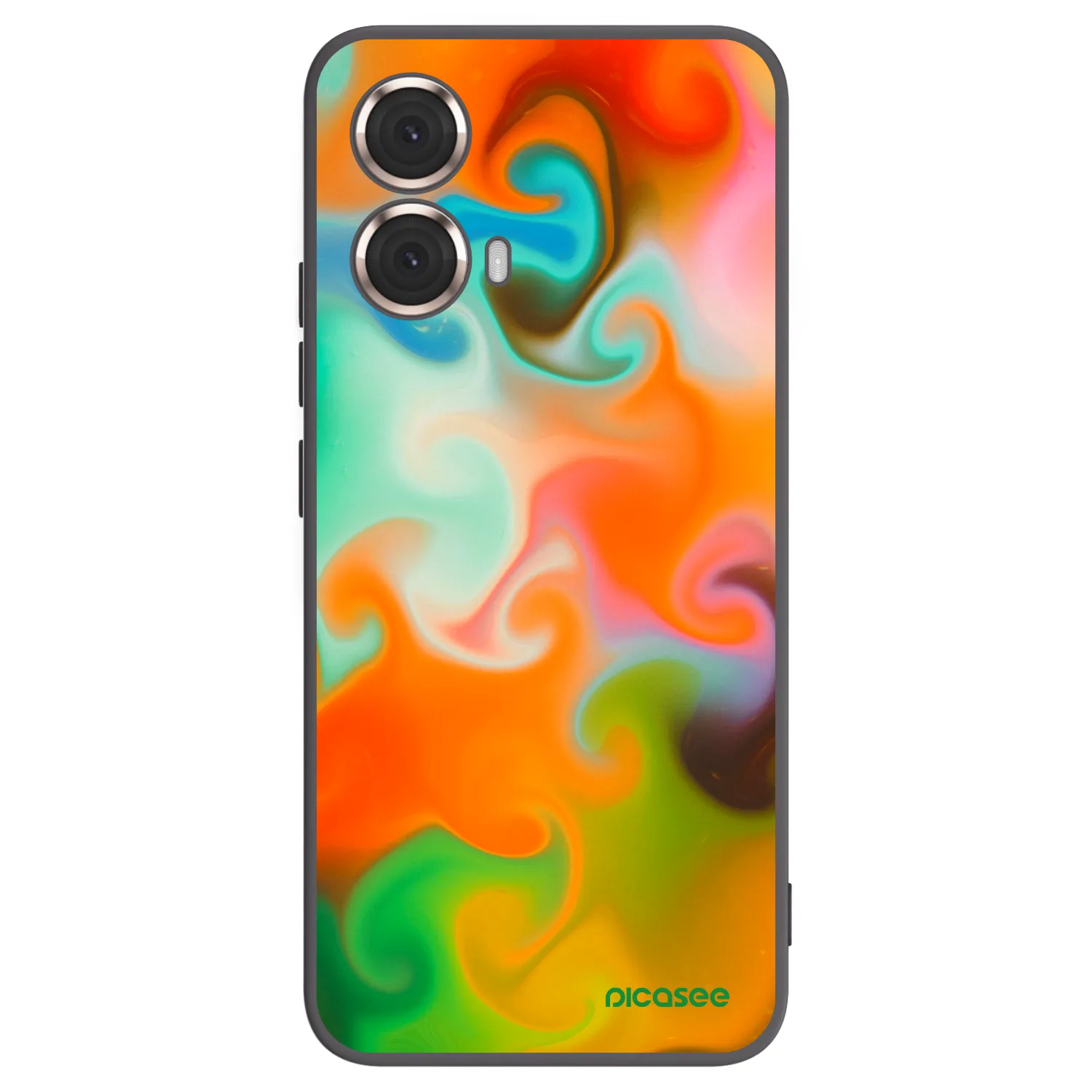 Picasee silikonový černý obal pro Motorola Moto G85 - Juice