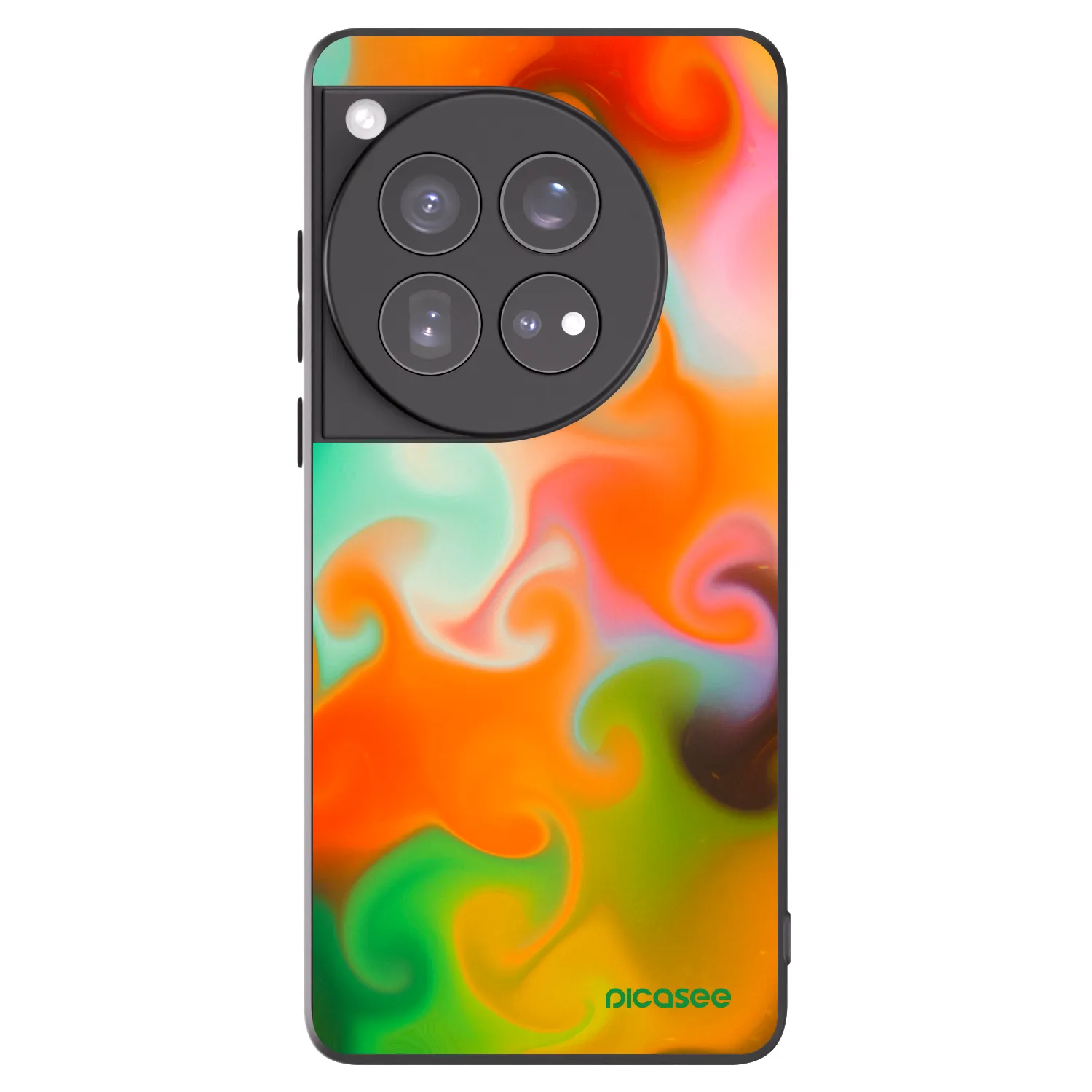Picasee silikonový černý obal pro OnePlus 12 5G - Juice