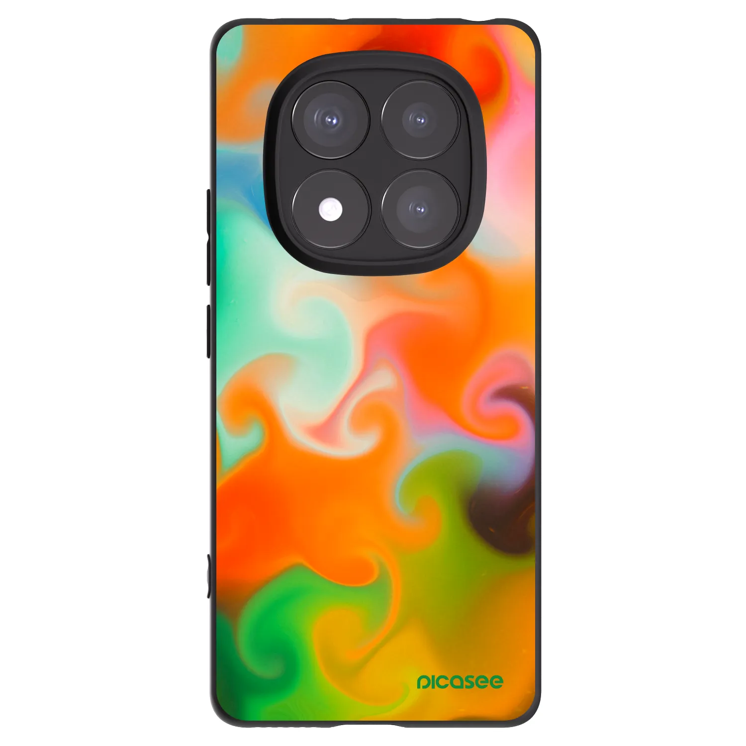 Picasee silikonový černý obal pro Xiaomi Redmi Note 14 Pro 5G - Juice